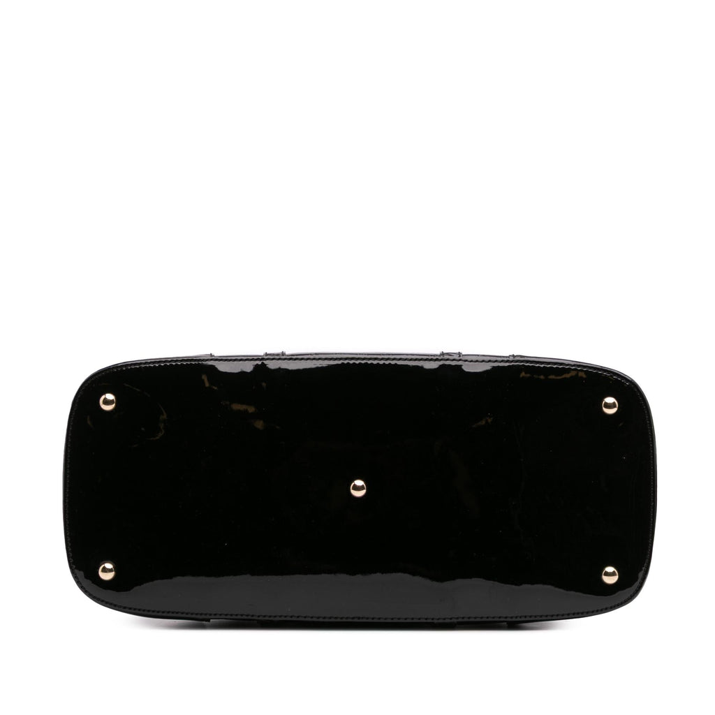 Gucci Large Microguccissima Patent Nice Dome Top Handle Bag