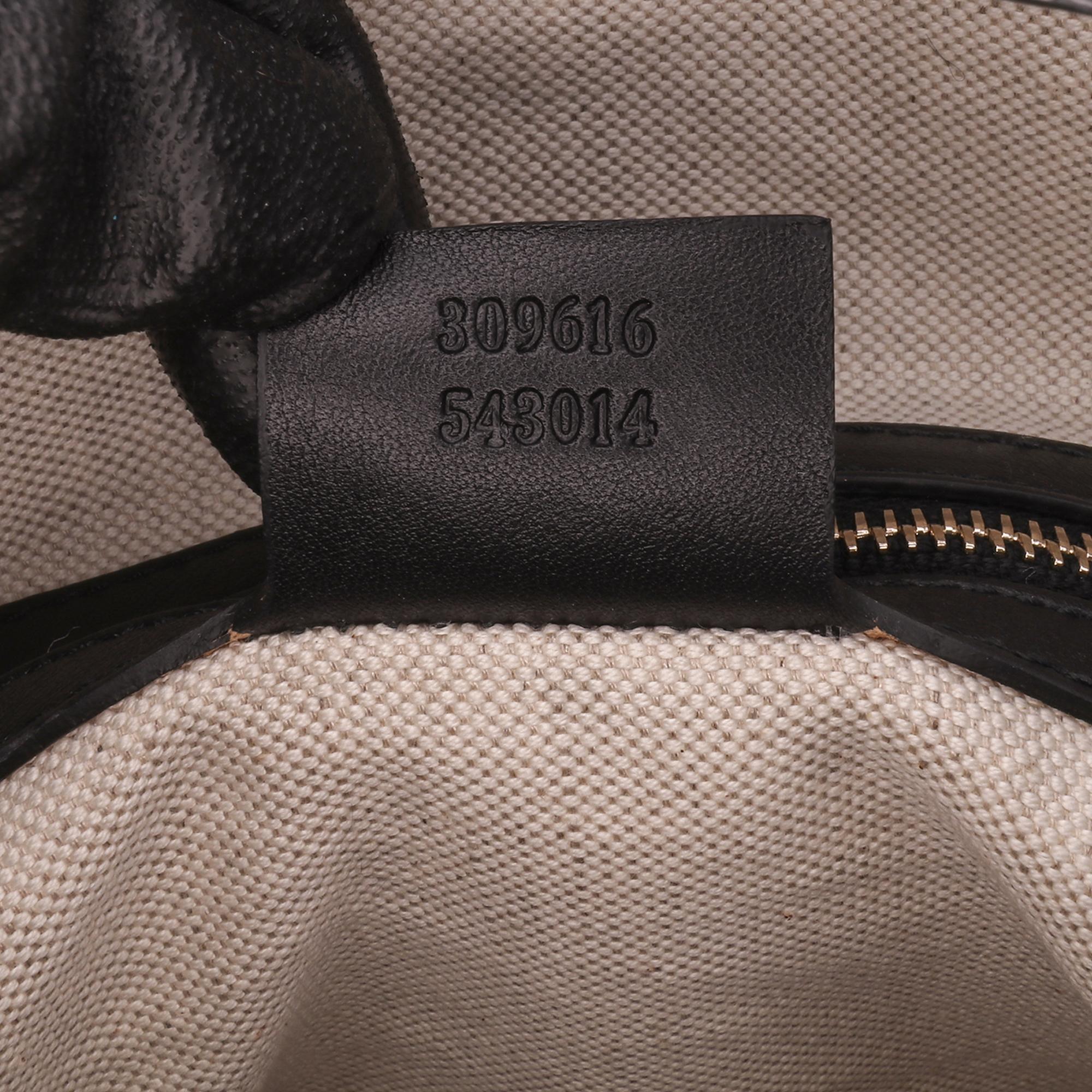 Gucci Large Microguccissima Patent Nice Dome Top Handle Bag