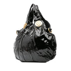 Gucci Large Patent Hysteria Satchel