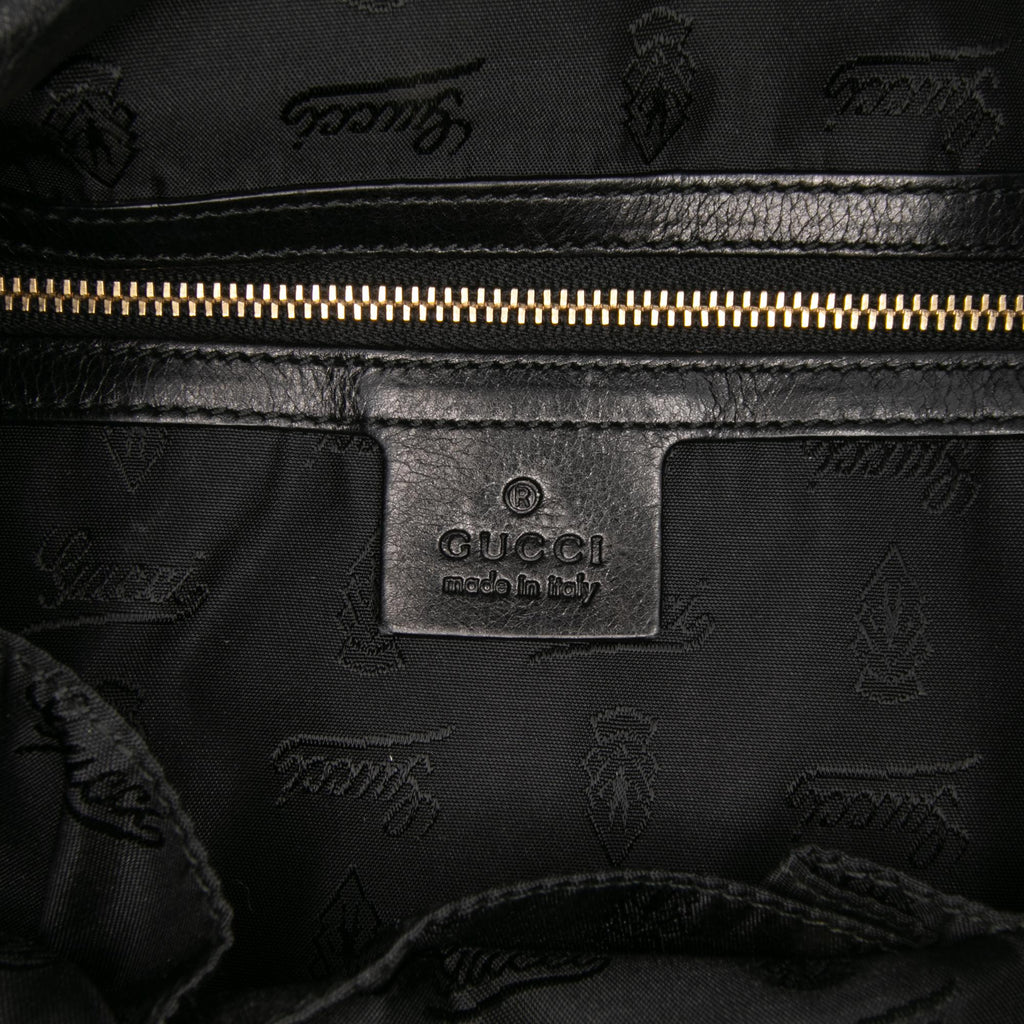 Gucci Large Patent Hysteria Satchel