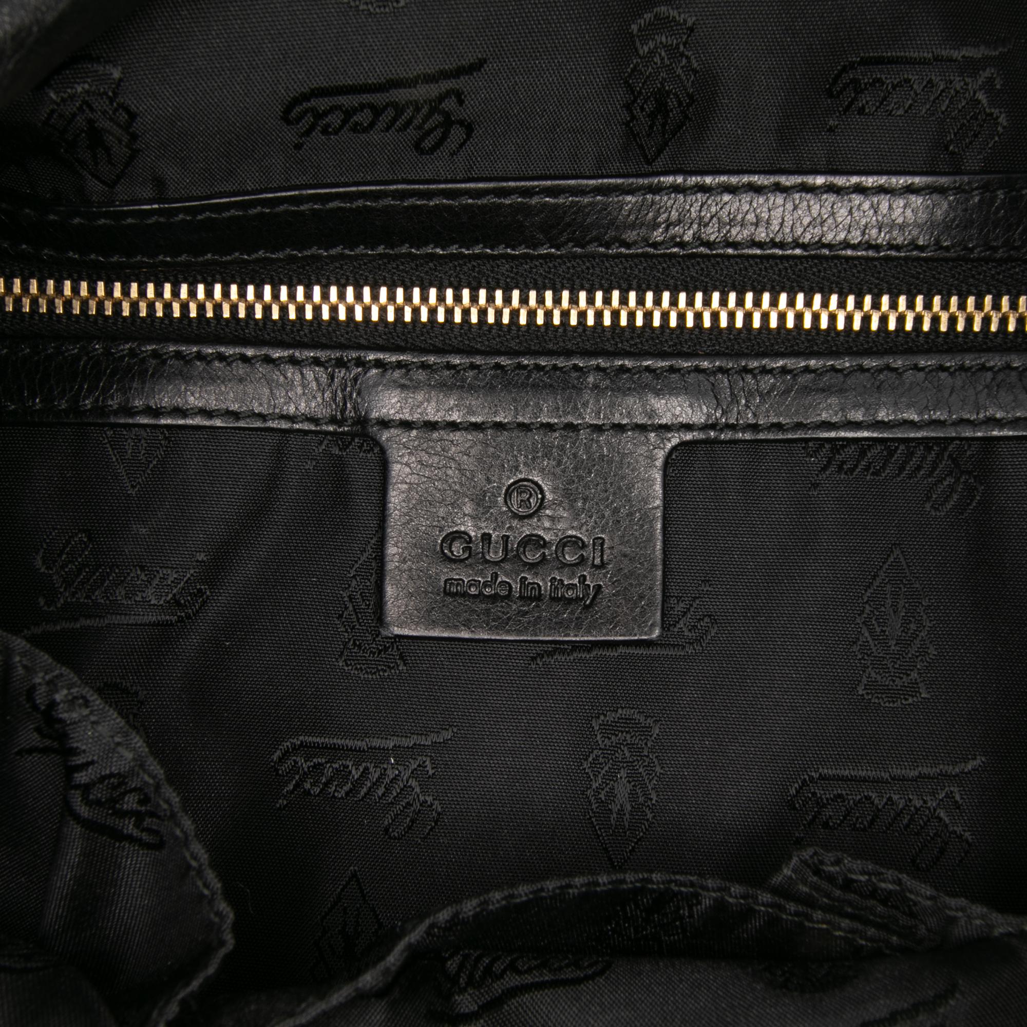 Gucci Large Patent Hysteria Satchel