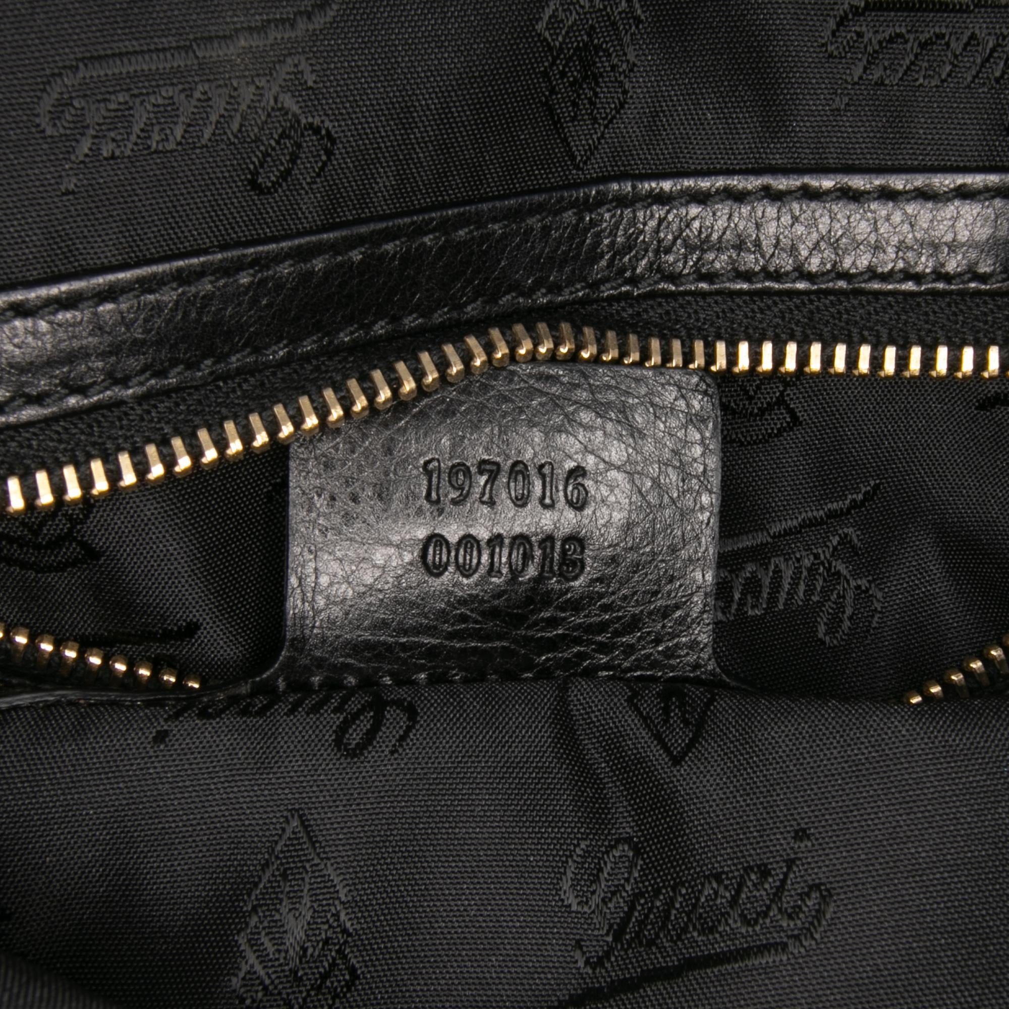 Gucci Large Patent Hysteria Satchel