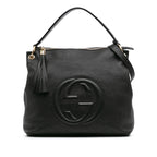 Gucci Large Pebbled Calfskin Soho Convertible Hobo