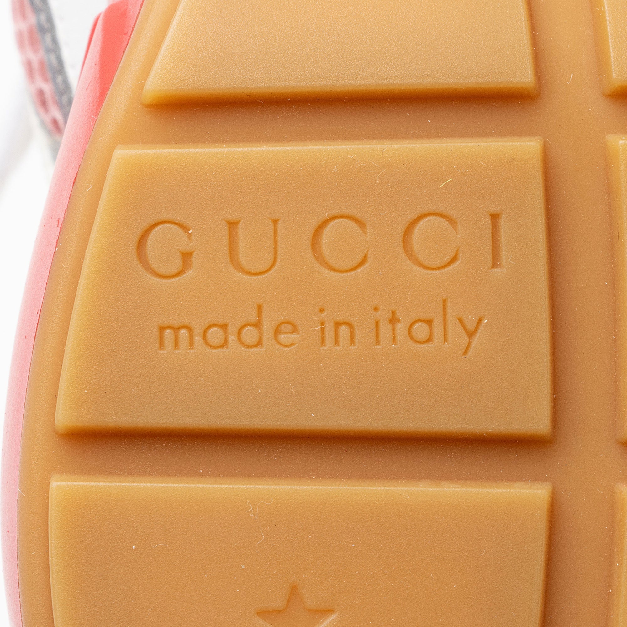 Gucci Lavaredo Eco-Fabric Web Rhyton Sneakers - Size 6 / 36 (SHF-BysShW)