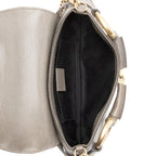 Gucci Tom Ford Leather 1921 Horsebit Shoulder Bag (SHF-20110)