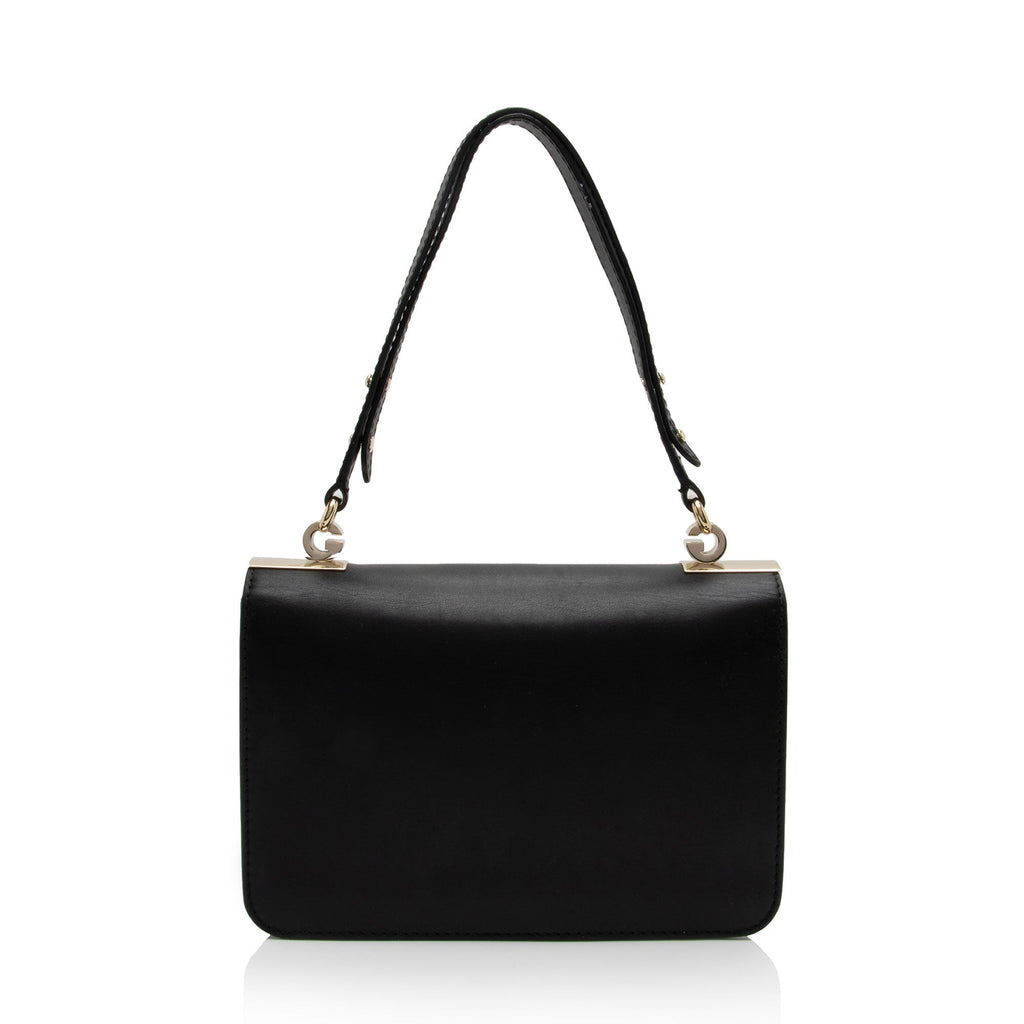 Gucci Leather 1973 Flap Medium Shoulder Bag (SHF-T6hZOI)