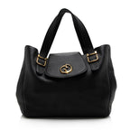 Gucci Leather 1973 Medium Tote (SHF-17493)