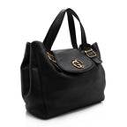 Gucci Leather 1973 Medium Tote (SHF-17493)