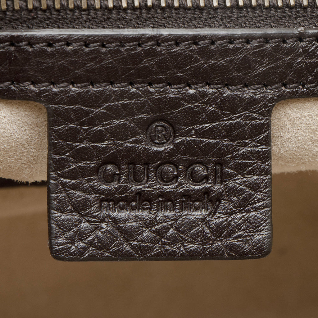 Gucci Leather 1973 Medium Tote