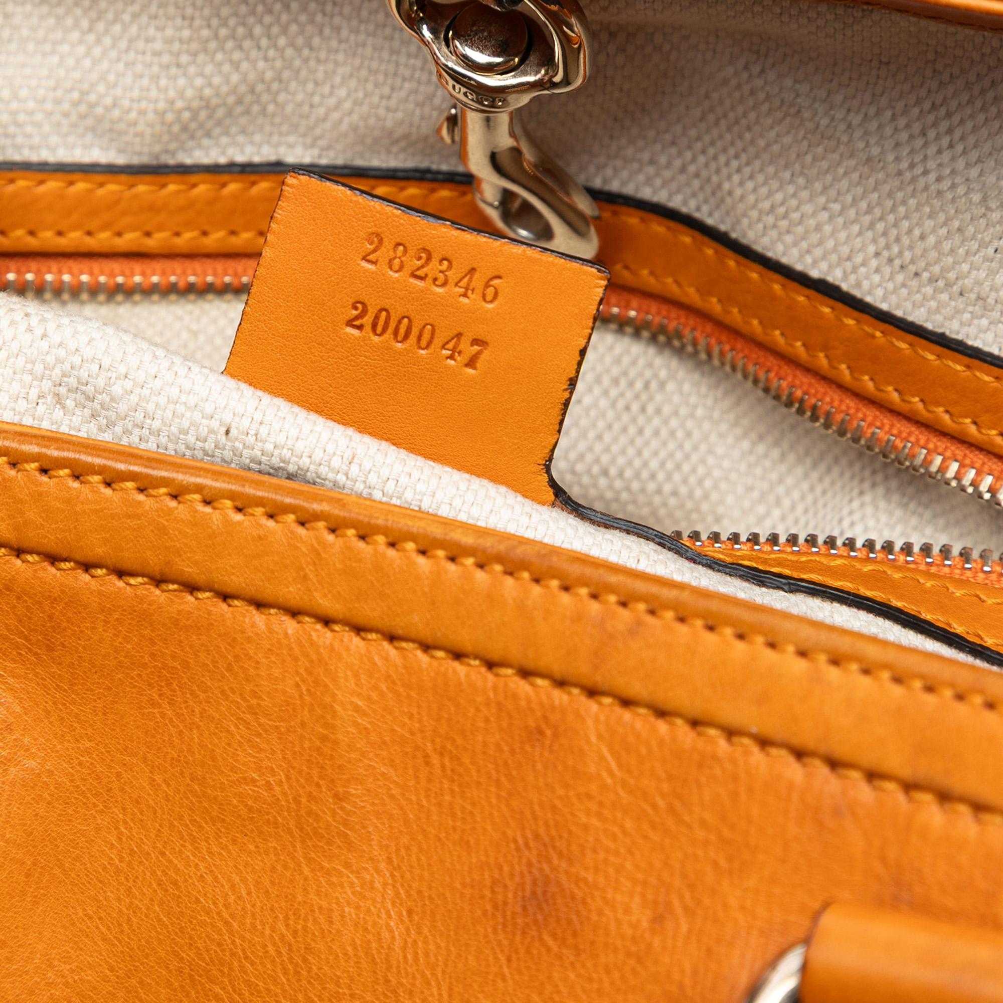 Gucci Leather 1973 Satchel
