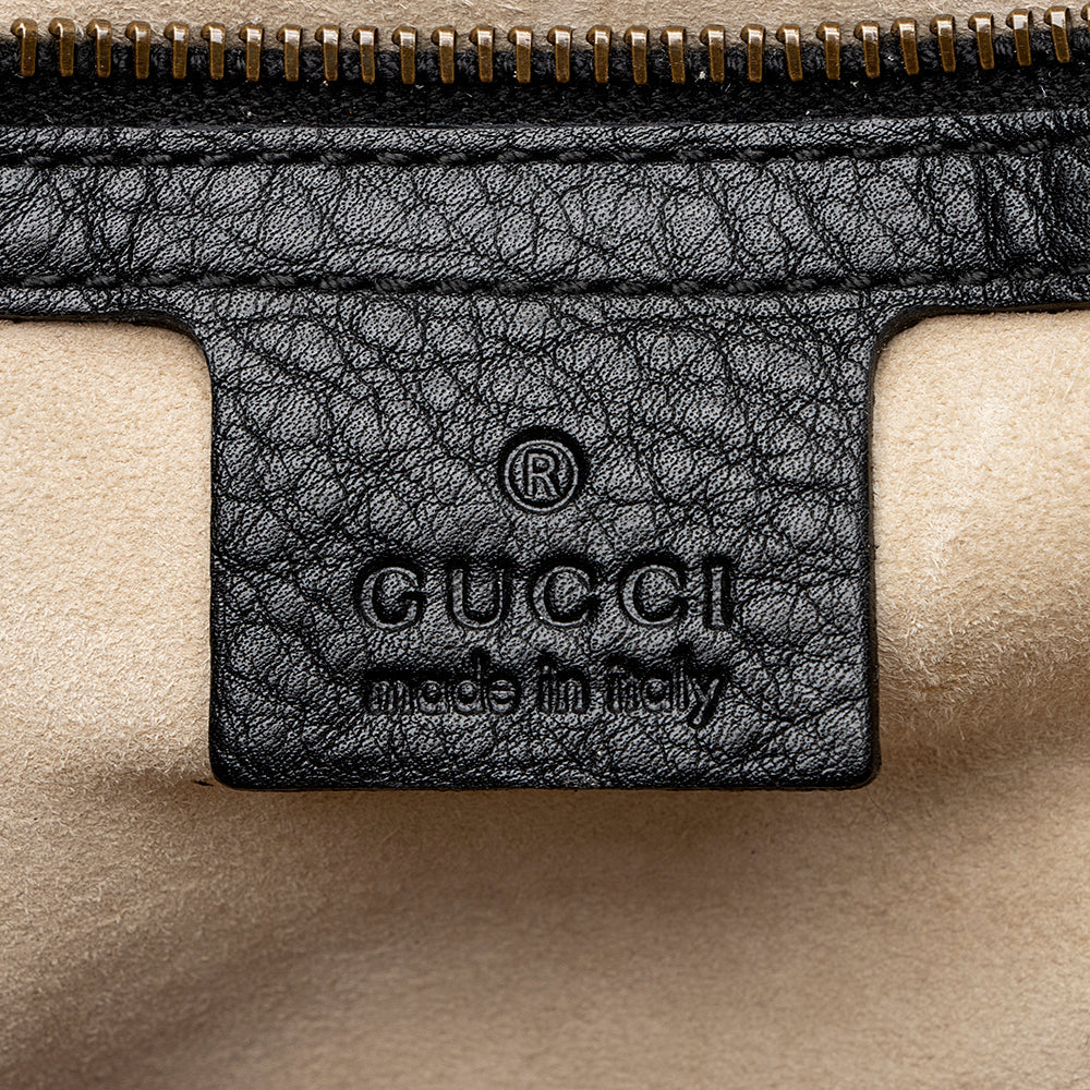 Gucci Leather 1973 Shoulder Bag - FINAL SALE (SHF-19421)