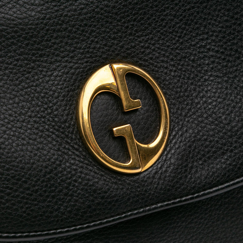 Gucci Leather 1973 Shoulder Bag