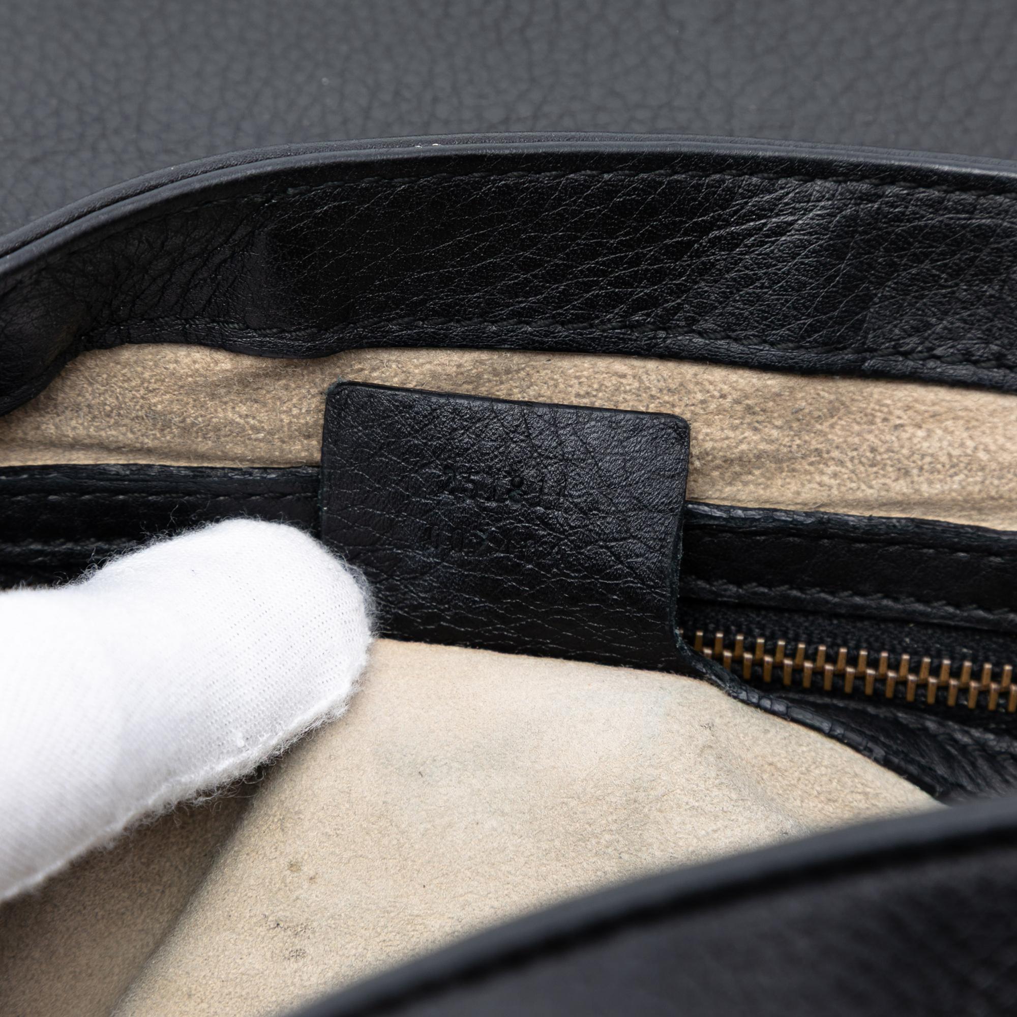 Gucci Leather 1973 Shoulder Bag