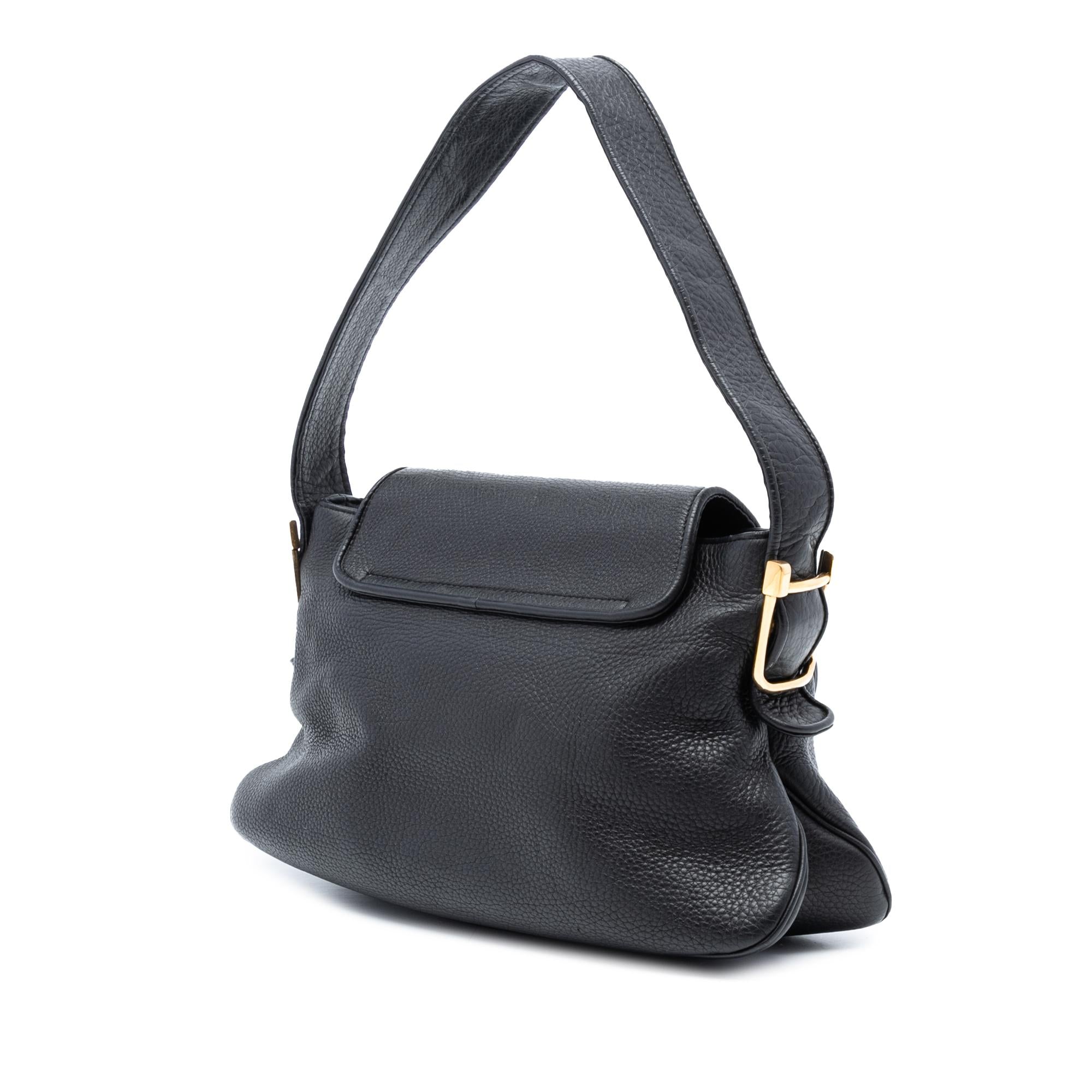 Gucci Leather 1973 Shoulder Bag