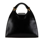 Gucci Leather 1973 Stirrup Handbag (SHG-Jxcegh)