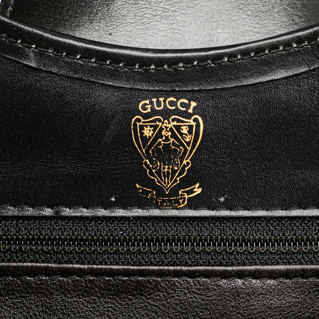 Gucci Leather 1973 Stirrup Handbag (SHG-Jxcegh)