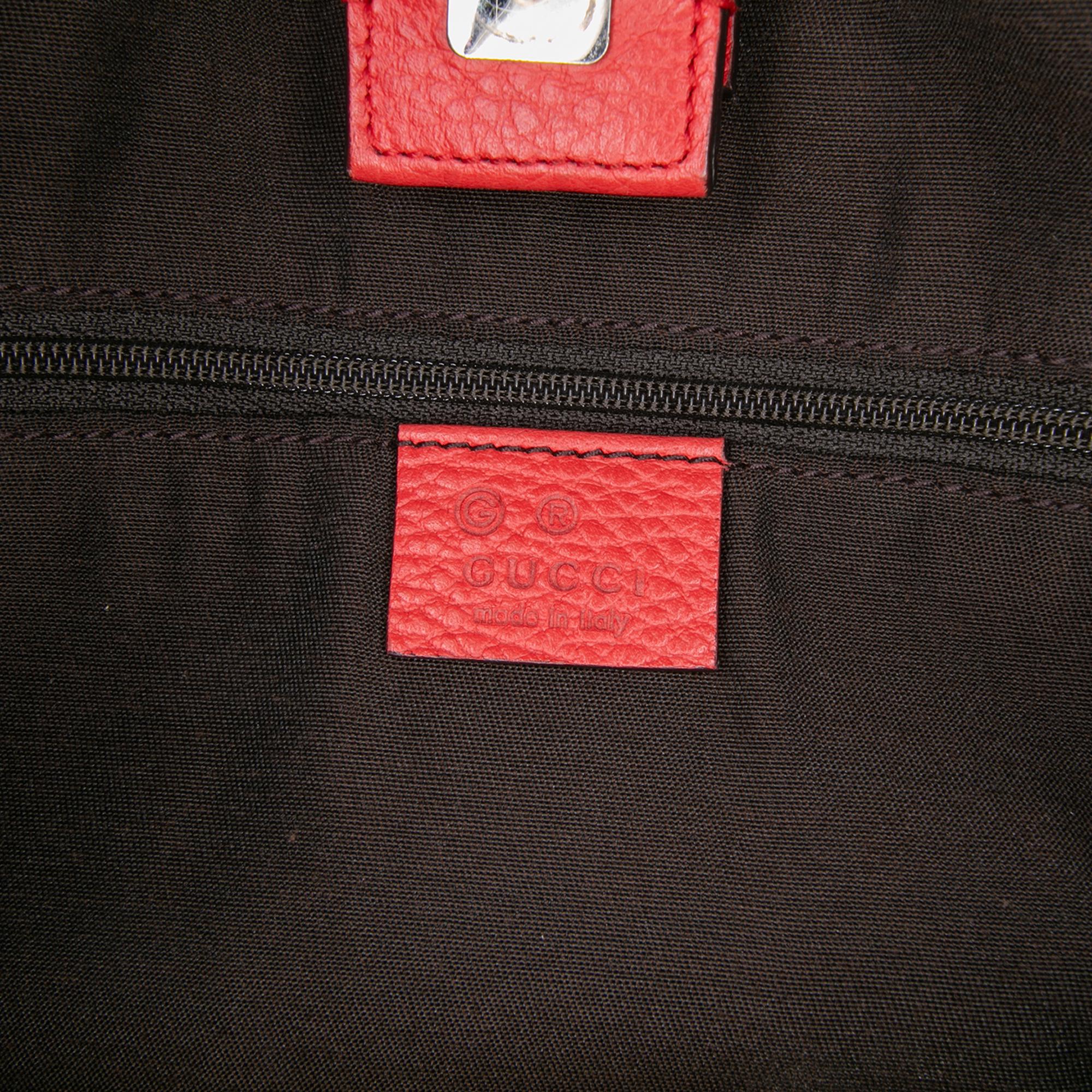 Gucci Leather Abbey D Ring Convertible Tote