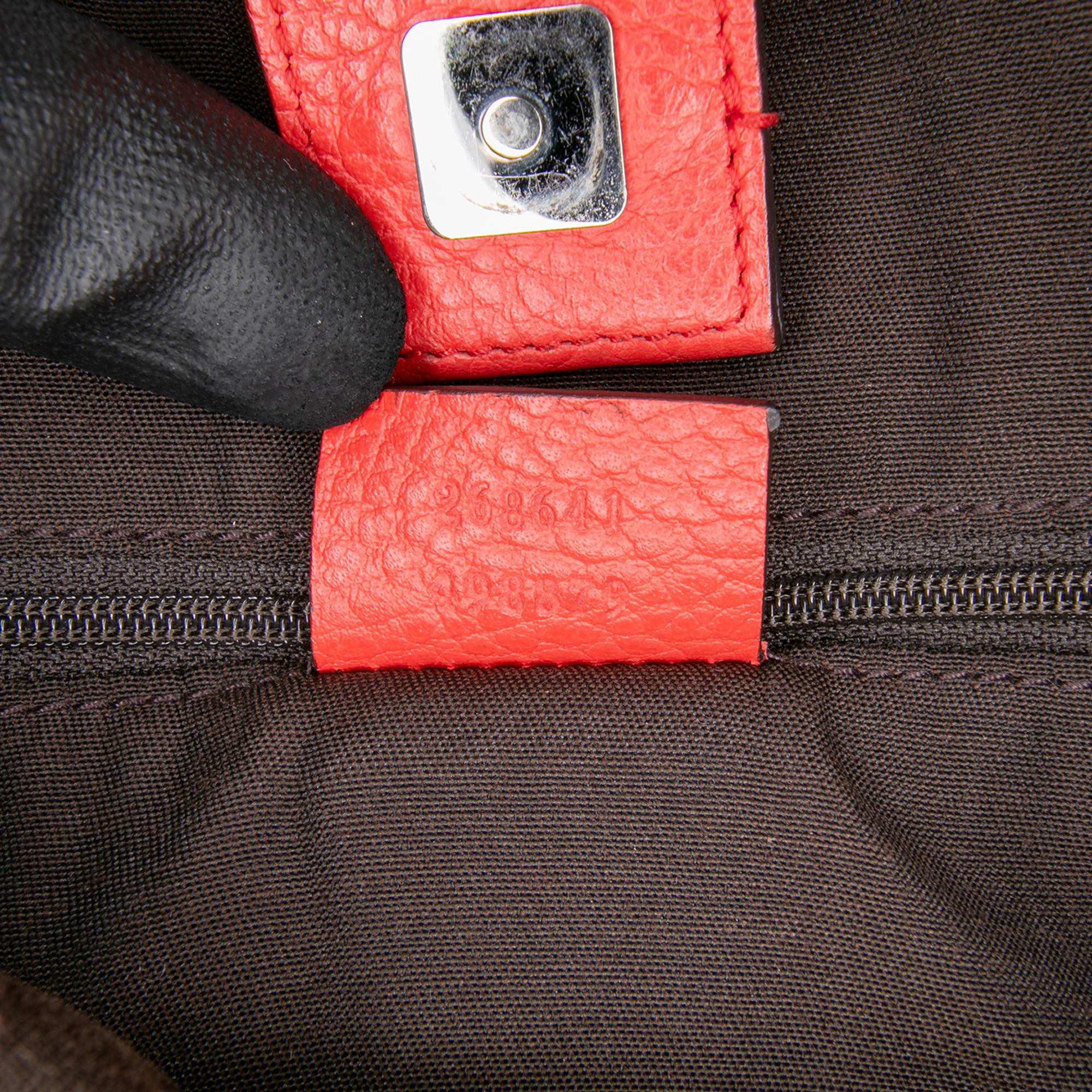 Gucci Leather Abbey D Ring Convertible Tote