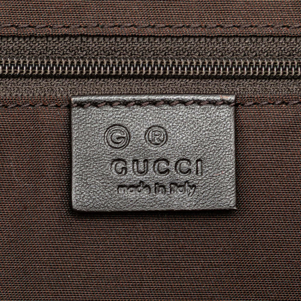 Gucci Leather Abbey D Ring Horsebit Tote