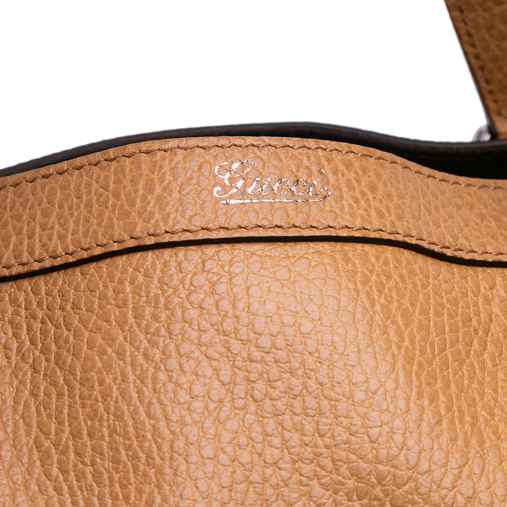 Gucci Leather Abbey D Ring Satchel