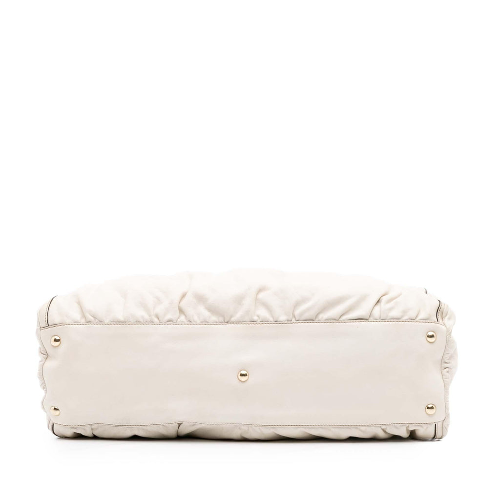 Gucci Leather Abbey D Ring Shoulder Bag