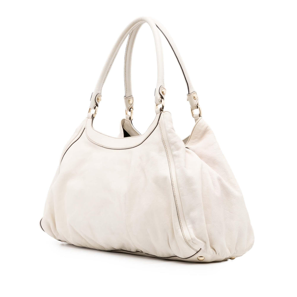 Gucci Leather Abbey D Ring Shoulder Bag