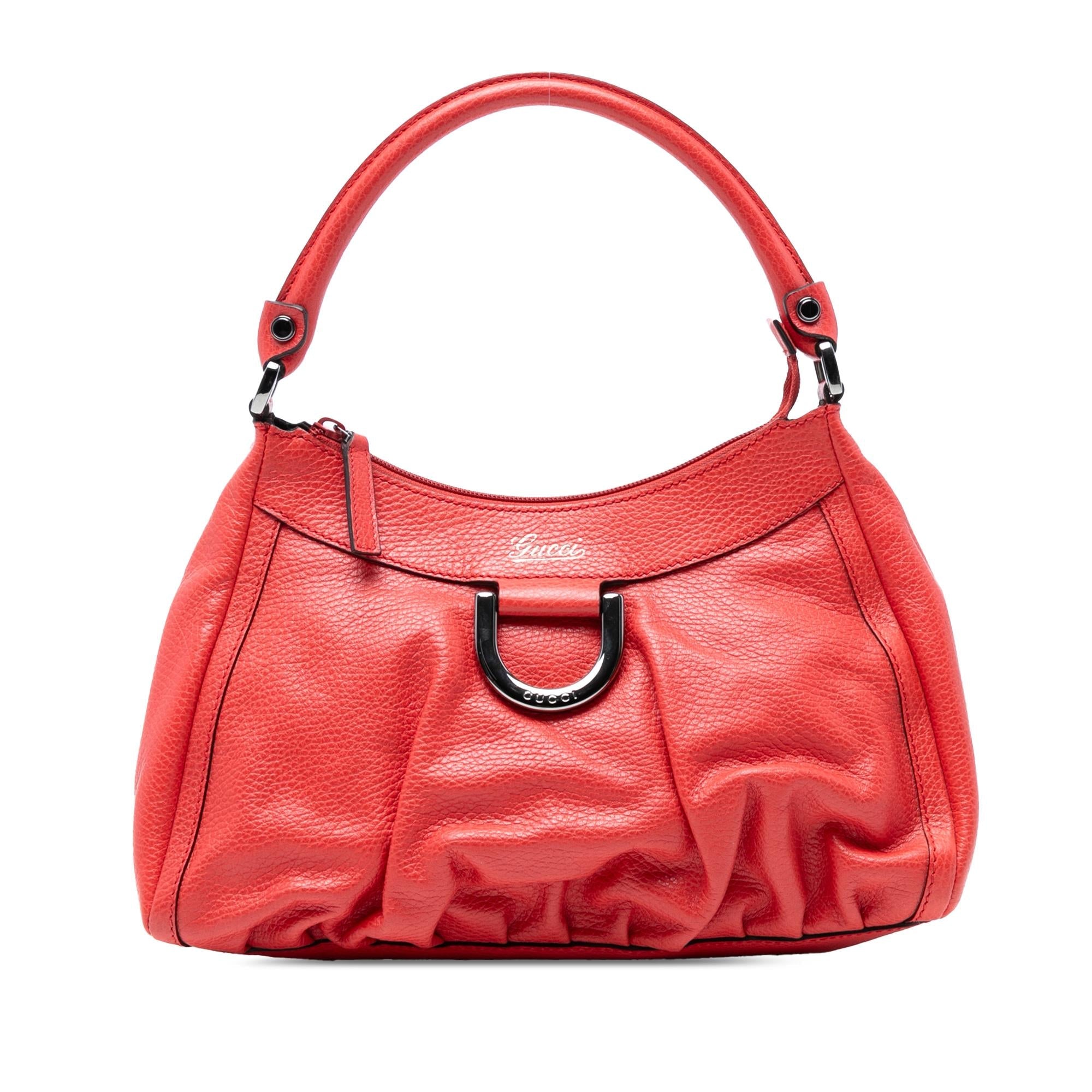 Gucci Leather Abbey D Ring Shoulder Bag