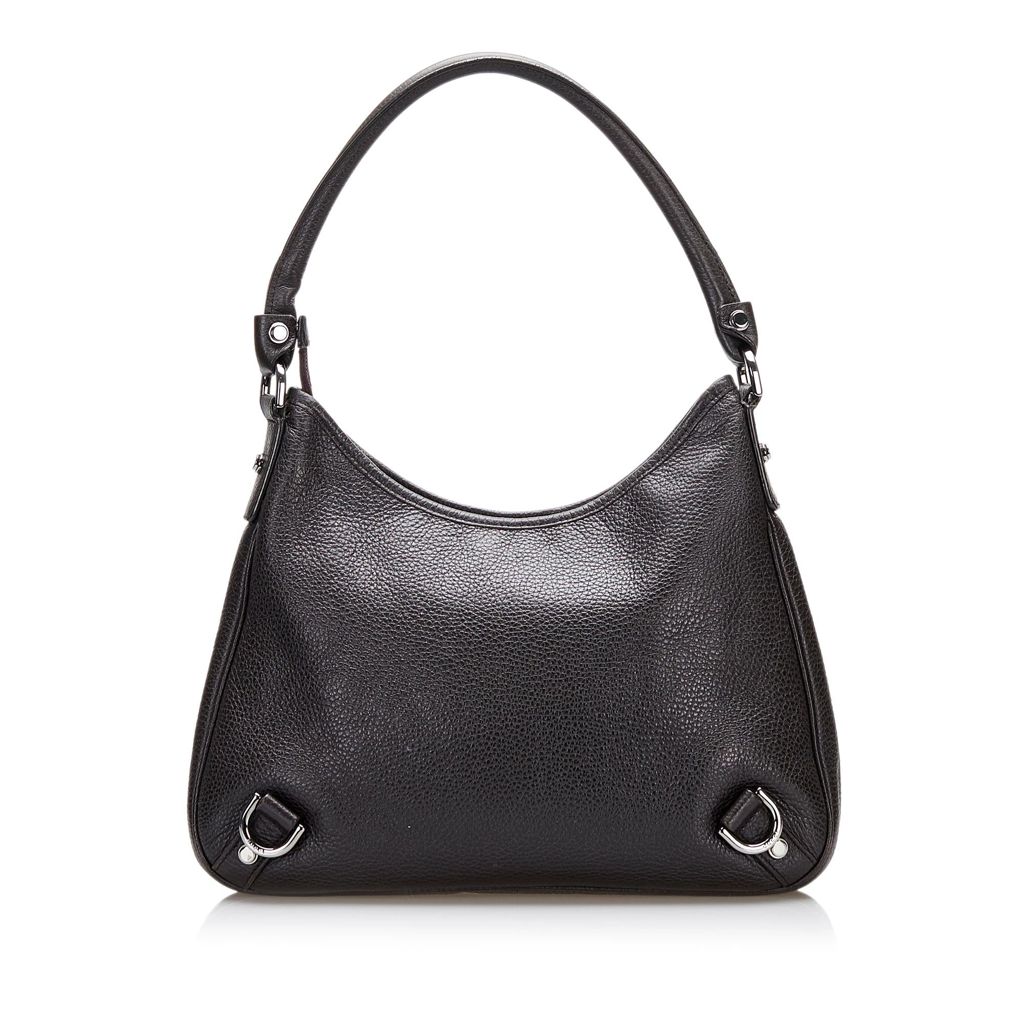 Gucci Leather Abbey Shoulder Bag (SHG-36982)