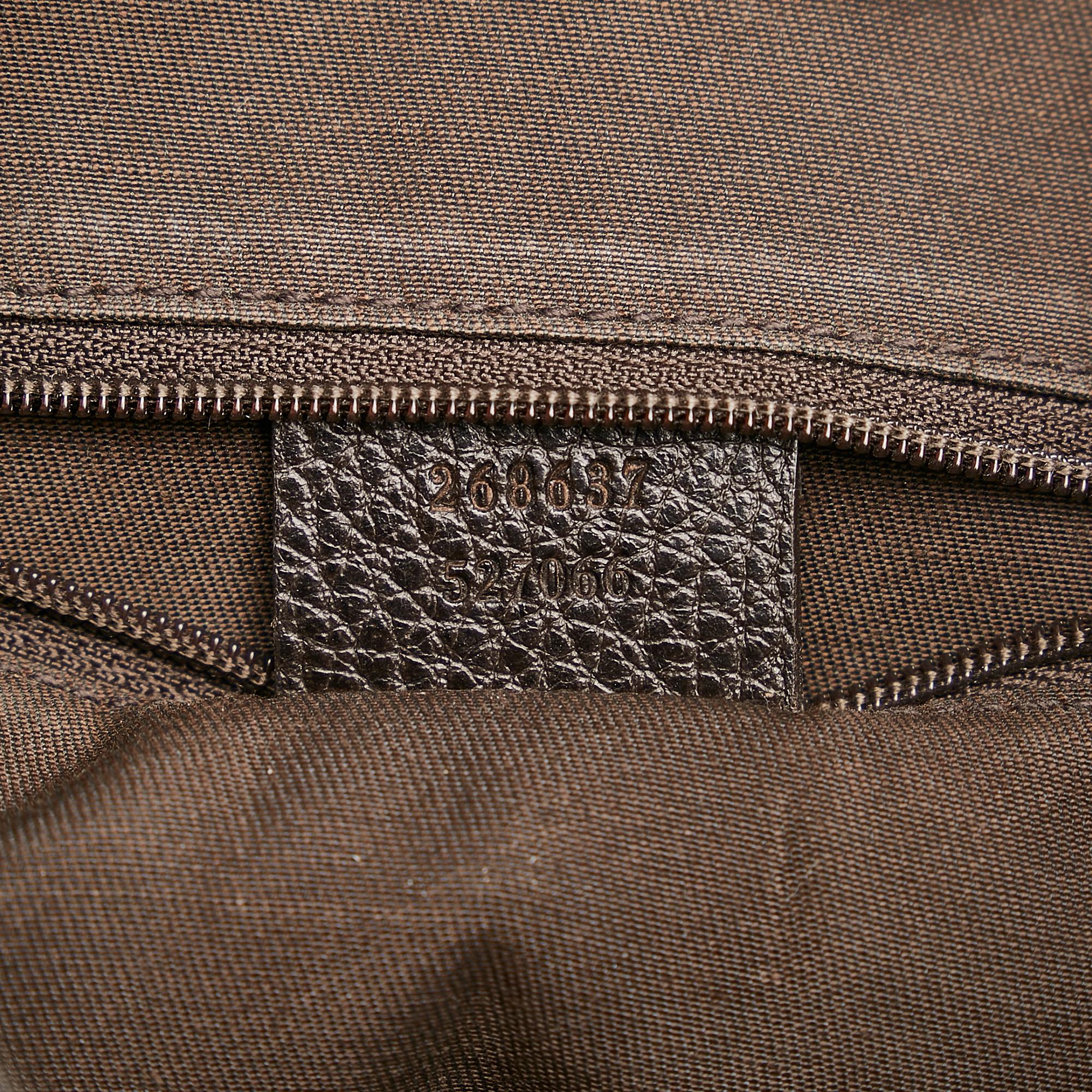 Gucci Leather Abbey Shoulder Bag (SHG-36982)