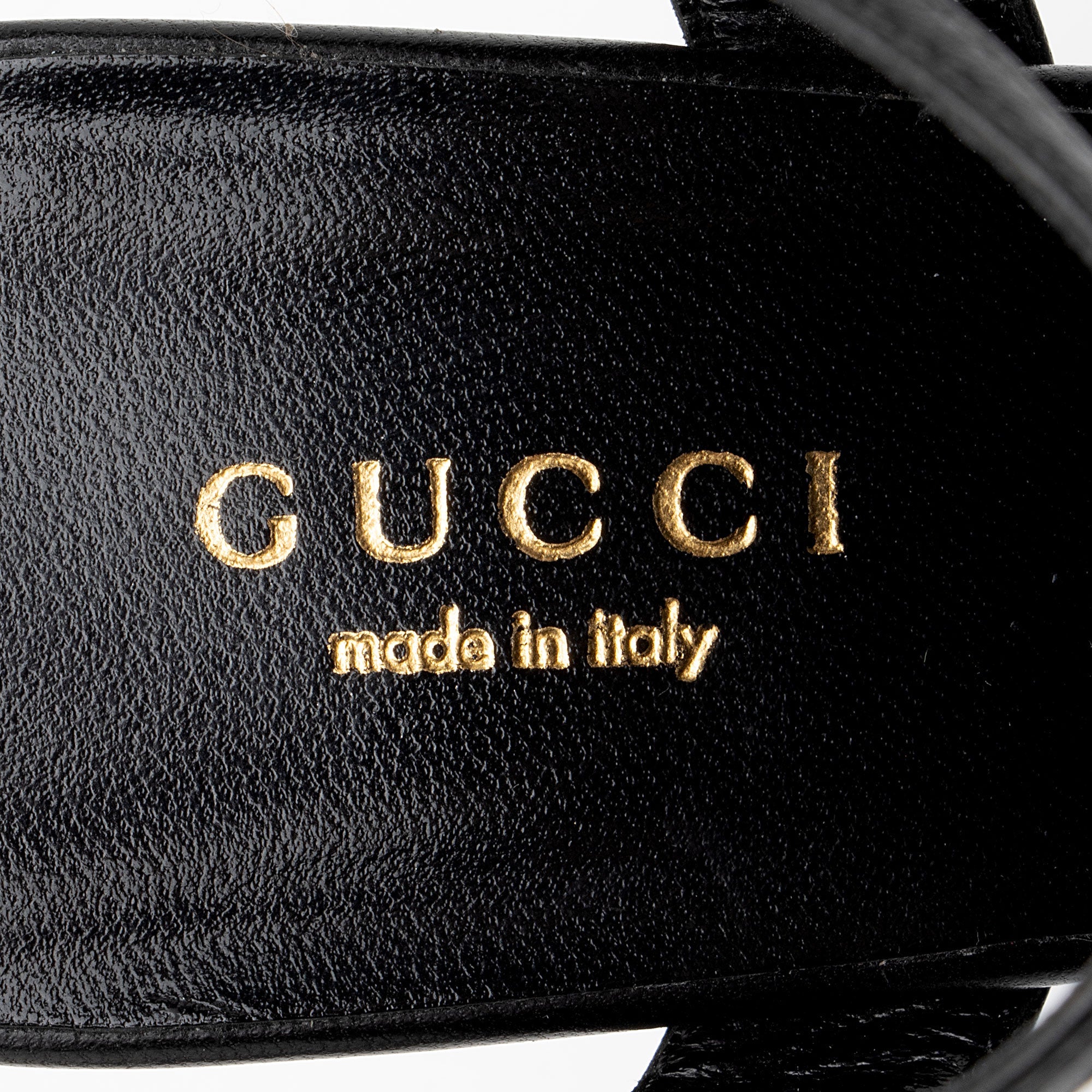 Gucci Leather Allie Knotted Platform Sandals - Size 6.5 / 36.5