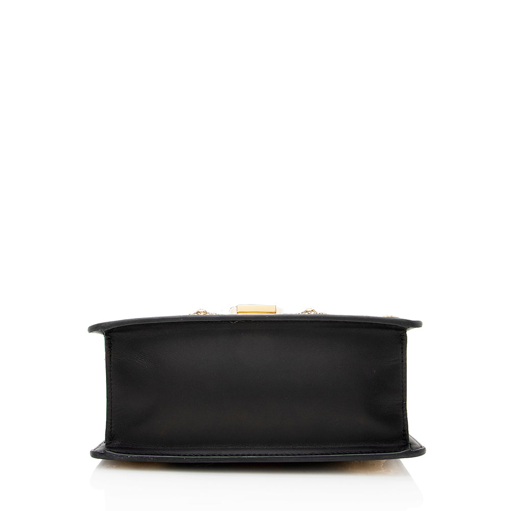 Gucci Leather Animal Studs Sylvie Mini Bag (SHF-19238)