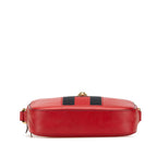 Gucci Leather Animalier Web Disco Crossbody
