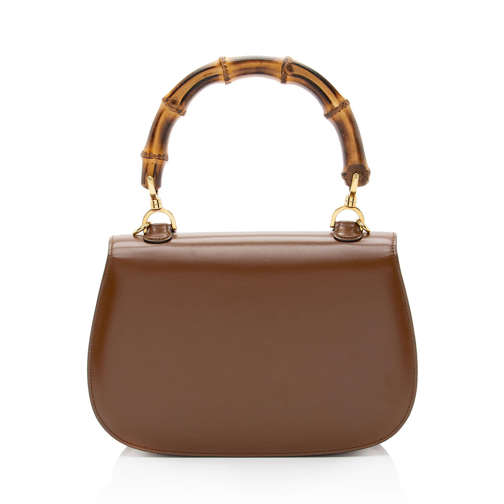 Gucci Leather Bamboo 1947 Medium Top Handle