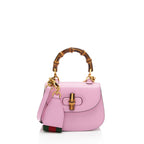 Gucci Leather Bamboo 1947 Mini Top Handle (SHF-bLJULR)