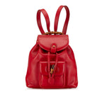 Gucci Leather Bamboo Backpack (SHG-fiLvNL)