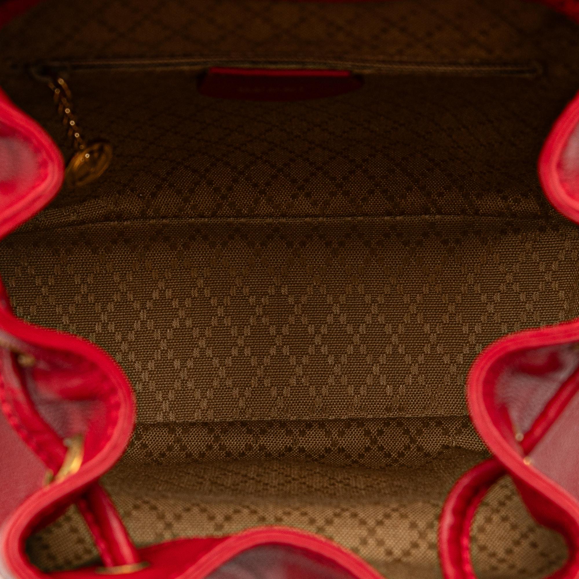 Gucci Leather Bamboo Backpack (SHG-fiLvNL)