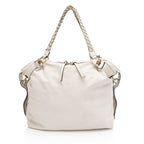 Gucci Leather Bamboo Bar Large Tote (SHF-e0XTfM)