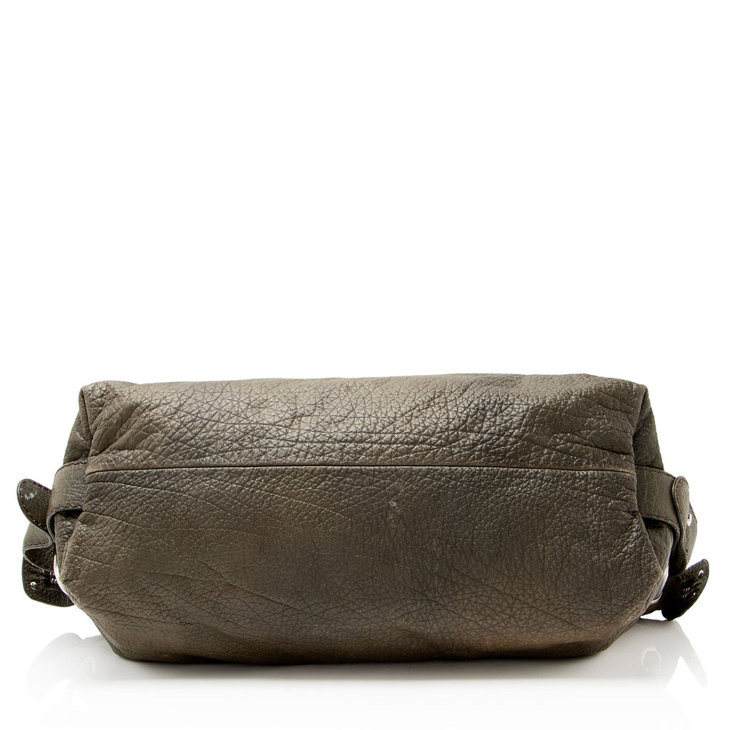 Gucci Leather Bamboo Bar Medium Tote