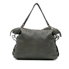 Gucci Leather Bamboo Bar Tote (SHG-JuxF7a)