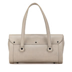 Gucci Leather Bamboo Bullet Shoulder Bag (SHG-rGZIYM)