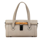 Gucci Leather Bamboo Bullet Shoulder Bag (SHG-rGZIYM)