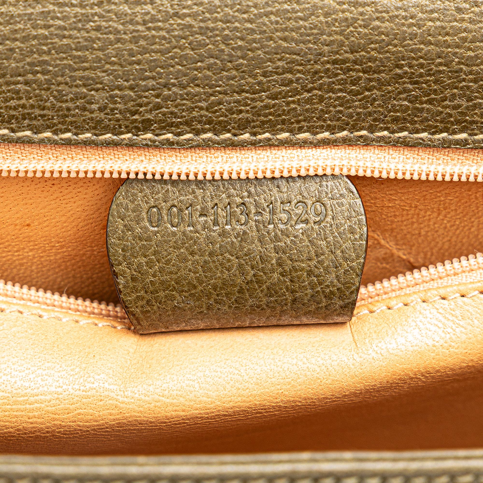 Gucci Leather Bamboo Crossbody