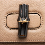 Gucci Leather Bamboo Daily Medium Satchel (SHF-19700)