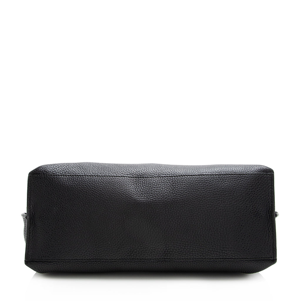 Gucci Leather Bamboo Daily Medium Satchel (SHF-22594)