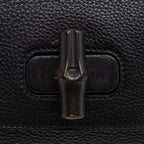 Gucci Leather Bamboo Daily Medium Satchel (SHF-22594)