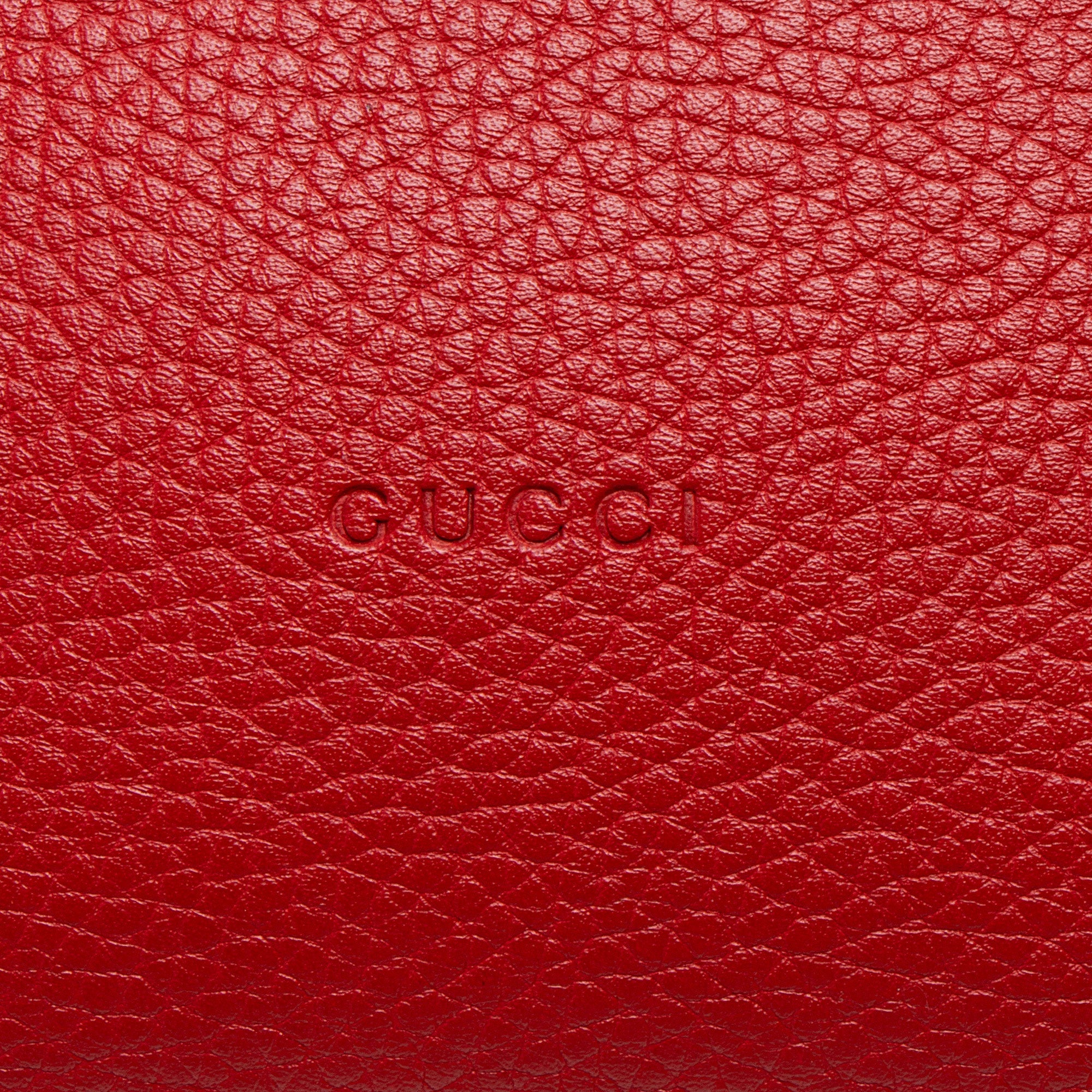 Gucci Leather Bamboo Daily Medium Top Handle