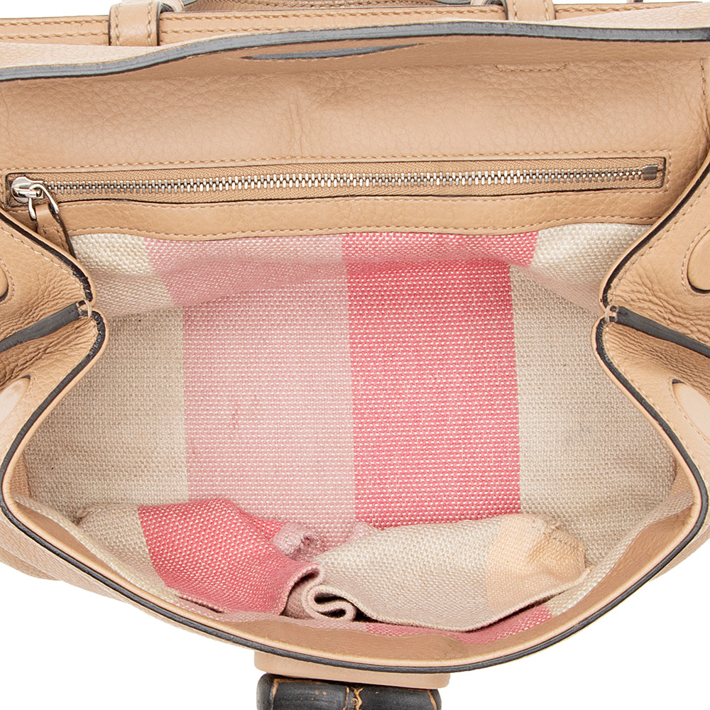 Gucci Leather Bamboo Daily Small Satchel (SHF-19674)