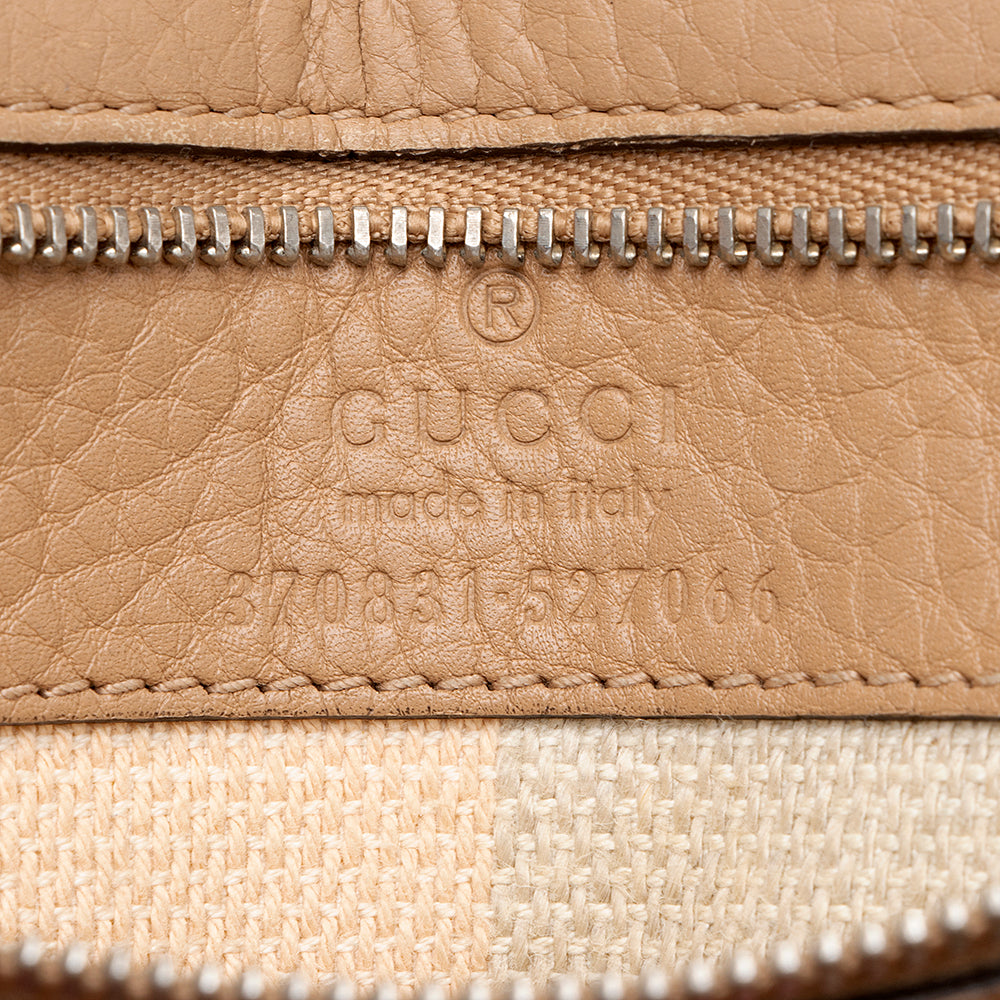 Gucci Leather Bamboo Daily Small Satchel (SHF-19674)