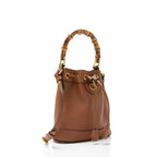 Gucci Leather Bamboo Diana Mini Bucket Bag