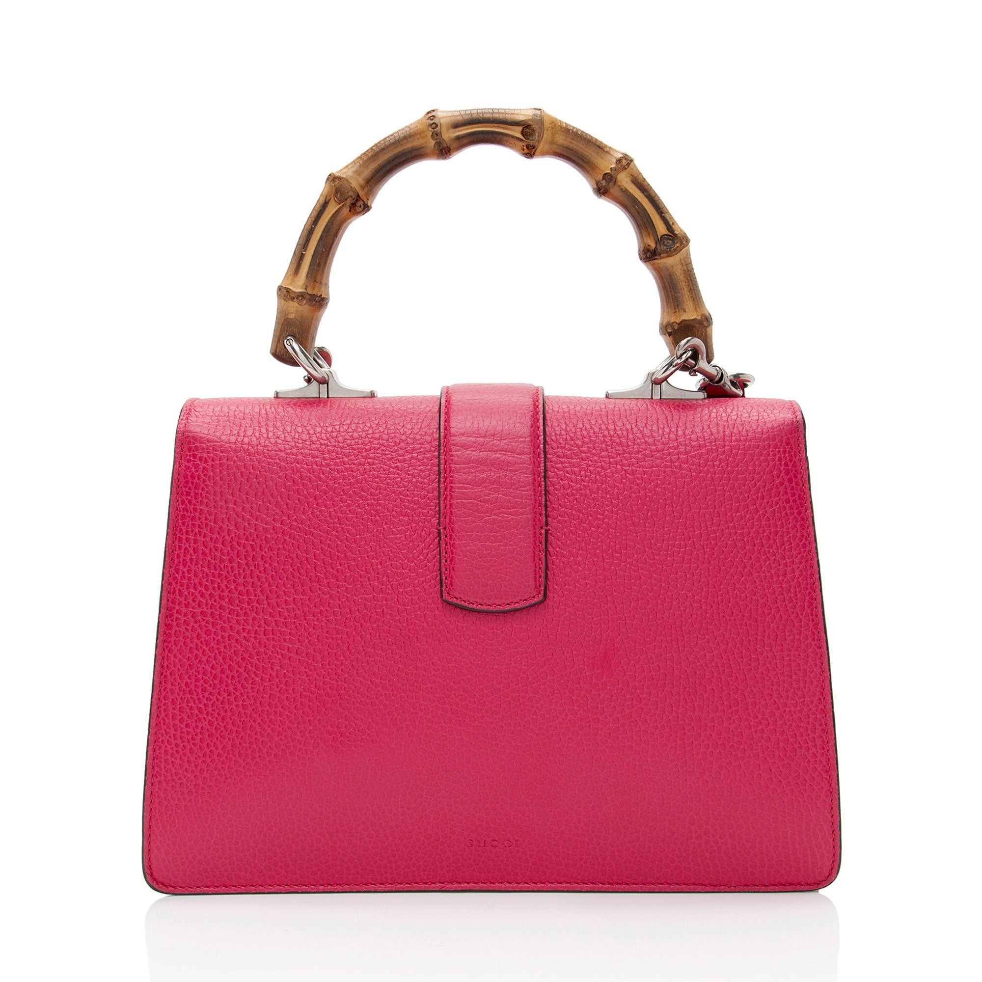 Gucci Leather Crystal Bamboo Dionysus Medium Top Handle